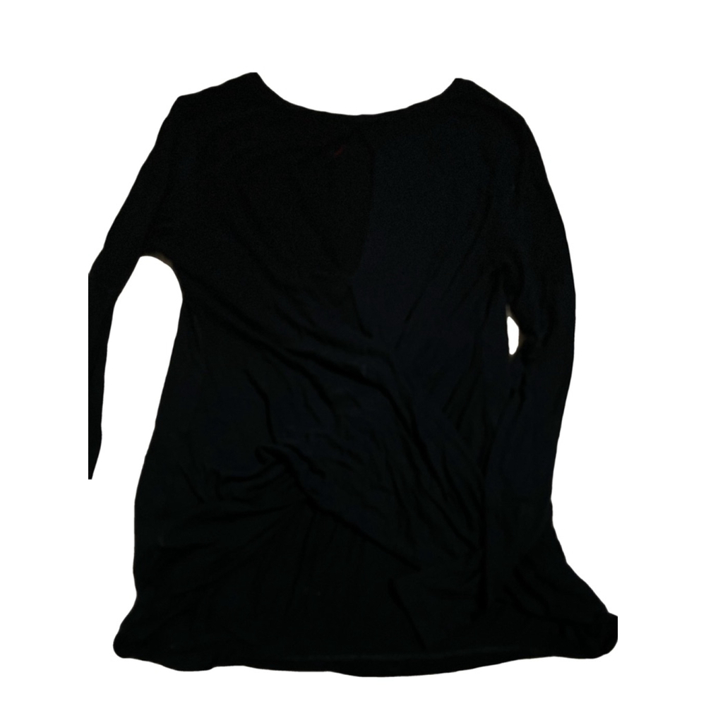 NWOT Women's Banana Republic Black Long Sleeve Top Size S - Picture 3 of 6